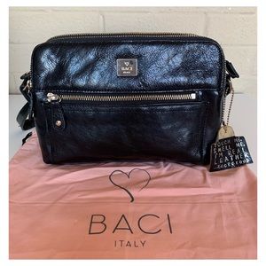 ⭐️ SOLD ⭐️ BACI Italian Leather Crossbody